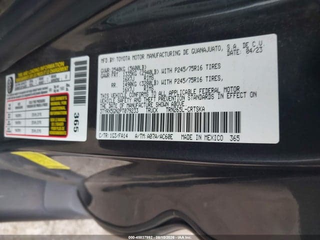 2023 TOYOTA TACOMA SR 9