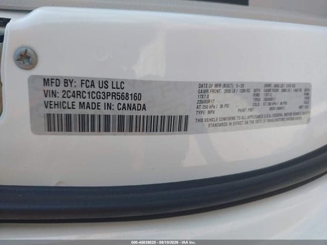 2023 CHRYSLER VOYAGER LX 9