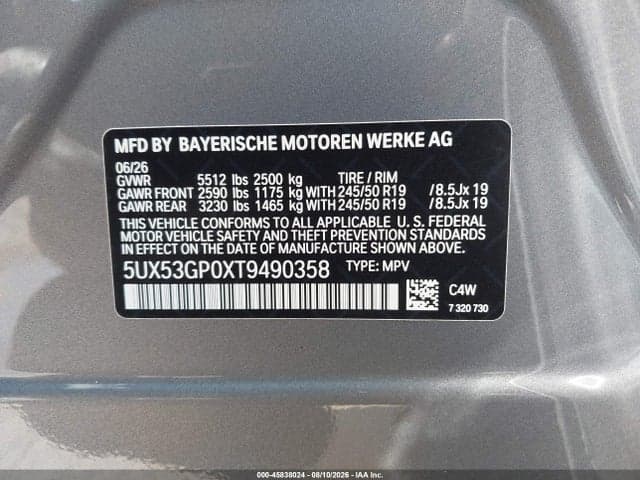 2026 BMW X3 30 XDRIVE 9