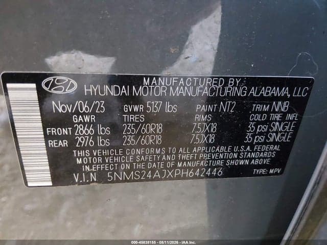 2023 HYUNDAI SANTA FE SEL 9