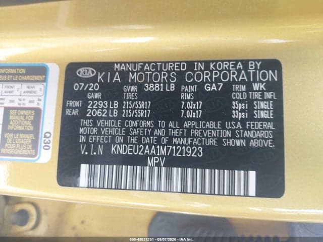 2021 KIA SELTOS S 9