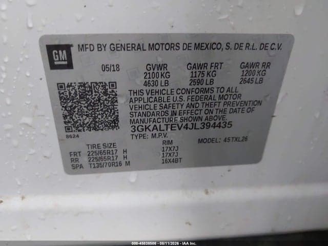 2018 GMC TERRAIN SLE 9