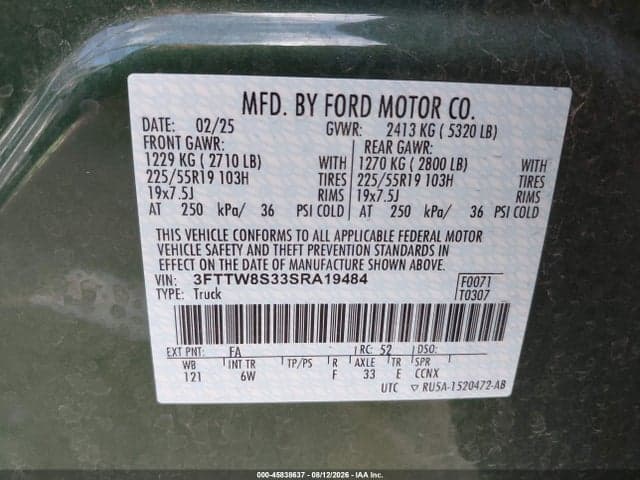 2025 FORD MAVERICK LARIAT 9