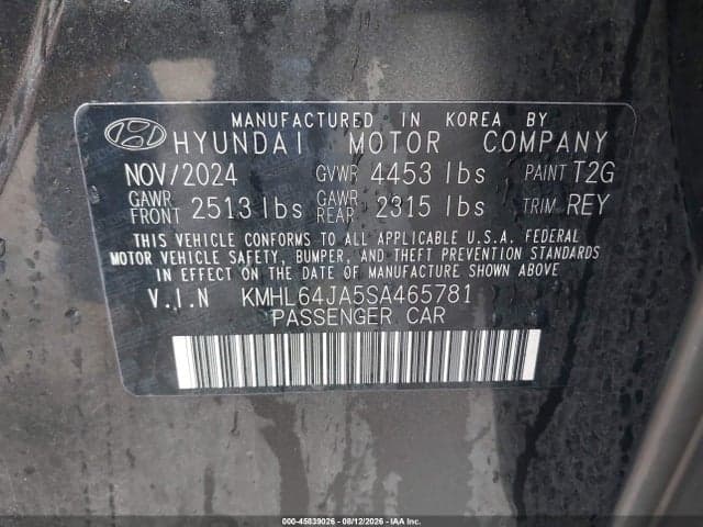2025 HYUNDAI SONATA SEL 9