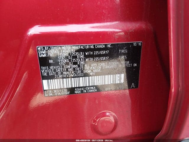 2017 TOYOTA RAV4 XLE 9