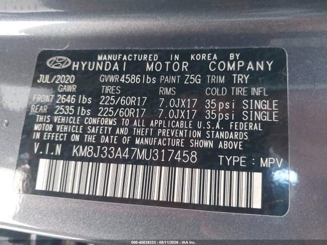2021 HYUNDAI TUCSON VALUE 9