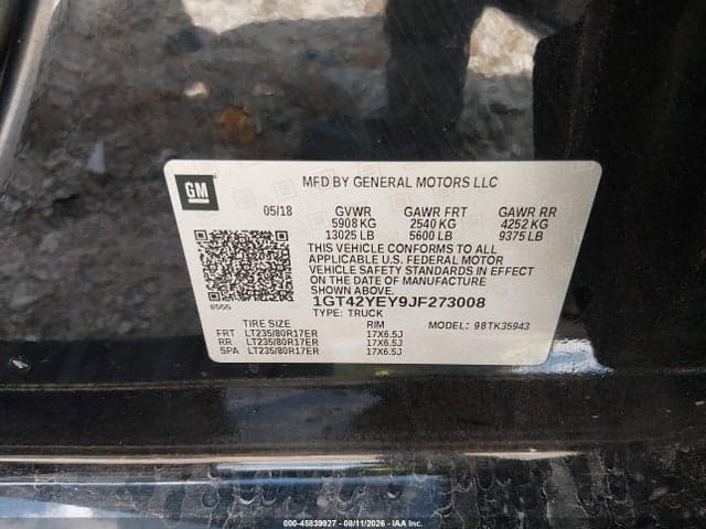 2018 GMC SIERRA 3500HD DENALI 8