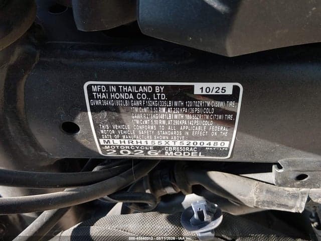 2026 HONDA CBR650 R 10