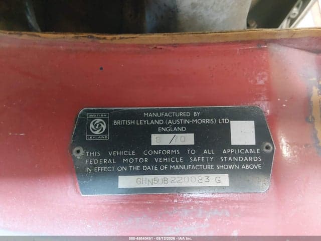 1971 MG MGB 9