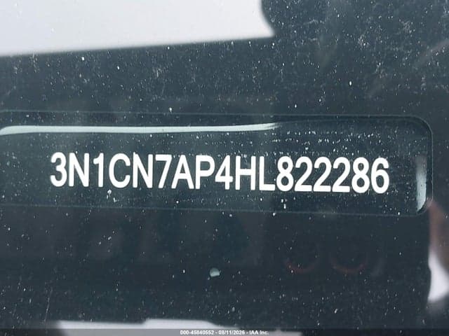 2017 NISSAN VERSA 1.6 SV 9