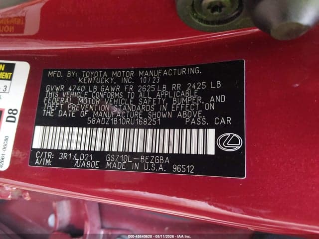 2024 LEXUS ES 350 9