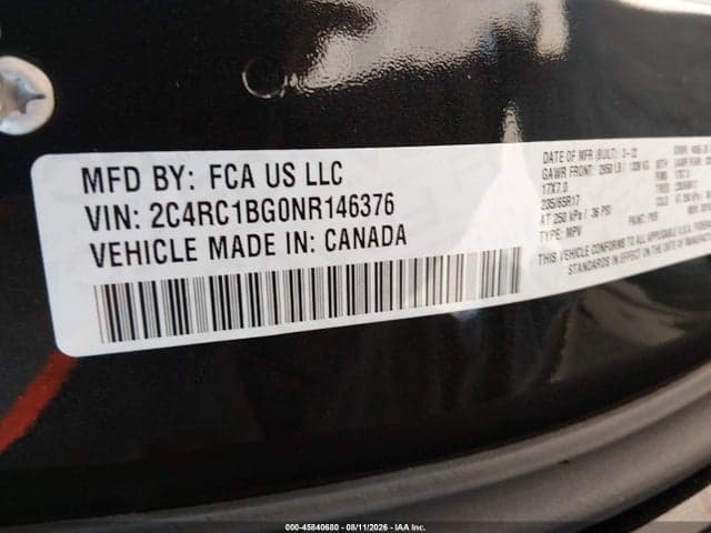 2022 CHRYSLER PACIFICA TOURING L 9