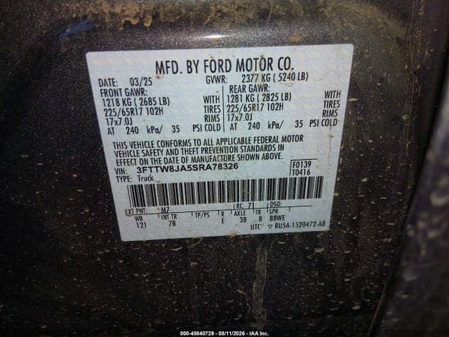 2025 FORD MAVERICK XLT 9