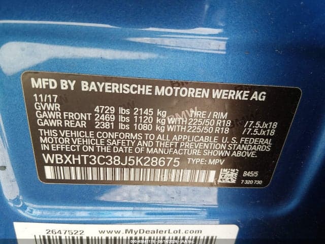 2018 BMW X1 XDRIVE28I 9