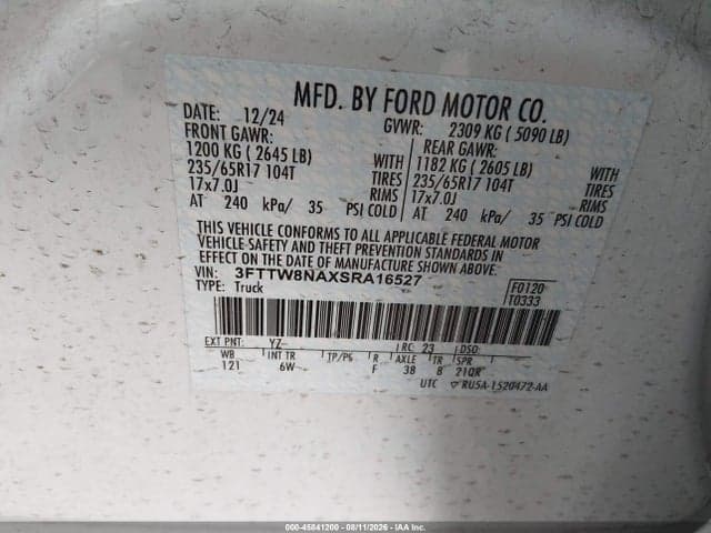 2025 FORD MAVERICK TREMOR 9