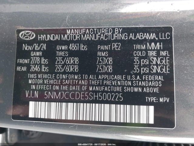 2025 HYUNDAI TUCSON SEL CONVENIENCE 9