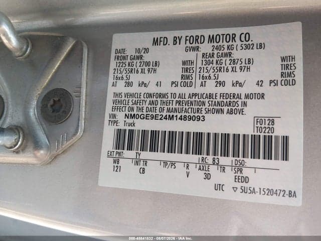 2021 FORD TRANSIT CONNECT XL PASSENGER 9