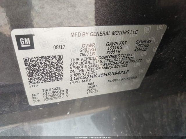 2017 GMC YUKON XL DENALI 10
