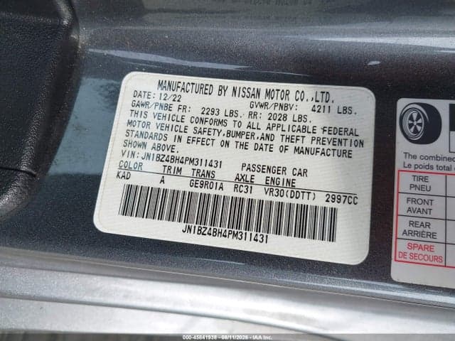 2023 NISSAN Z PERFORMANCE AUTO 9