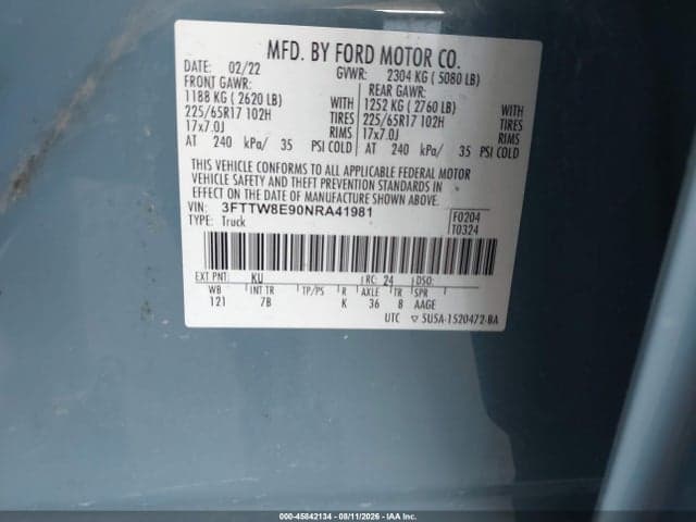 2022 FORD MAVERICK XLT 9