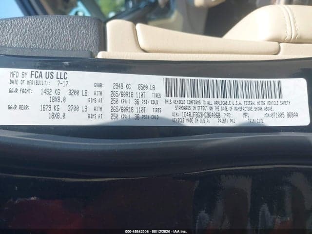 2017 JEEP GRAND CHEROKEE LIMITED 9