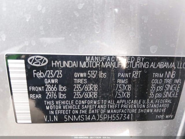 2023 HYUNDAI SANTA FE SE 9