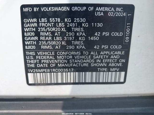 2024 VOLKSWAGEN ID.4 S 9