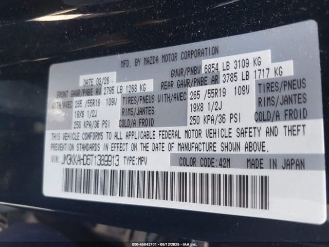 2026 MAZDA CX-90 3.3 TURBO SELECT 9