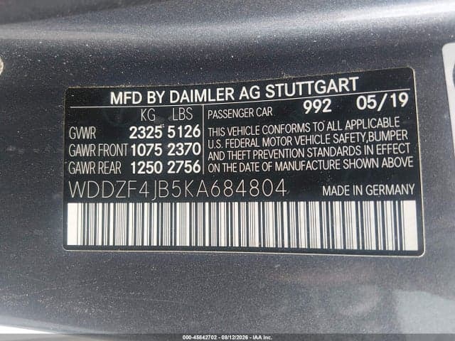 2019 MERCEDES-BENZ E 300 9