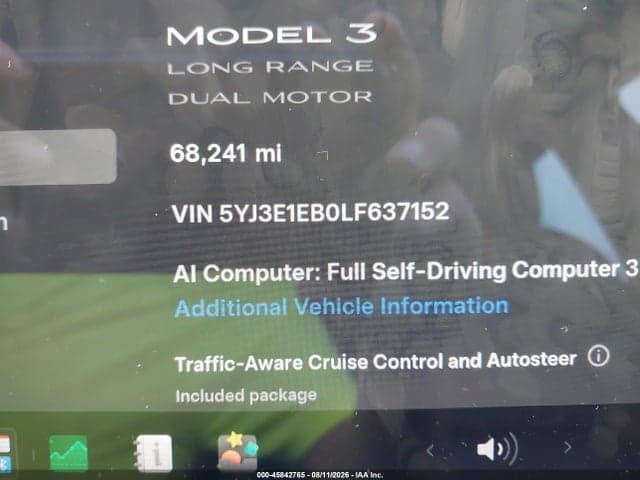 2020 TESLA MODEL 3 LONG RANGE DUAL MOTOR ALL-WHEEL DRIVE 15