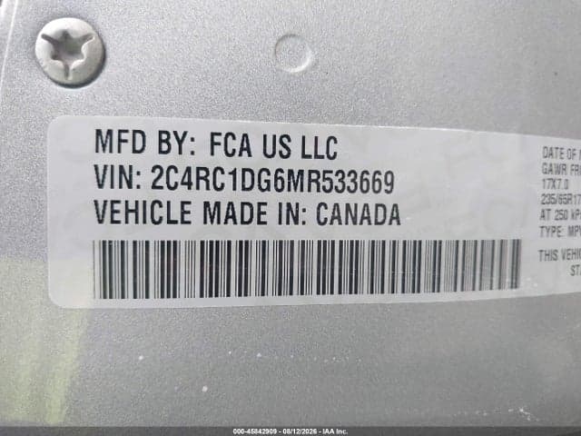 2021 CHRYSLER VOYAGER LXI 9