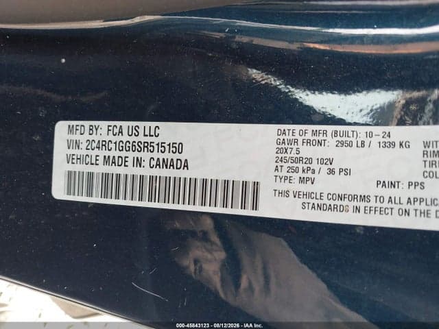 2025 CHRYSLER PACIFICA LIMITED 9
