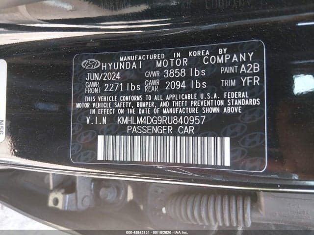 2024 HYUNDAI ELANTRA SEL 9