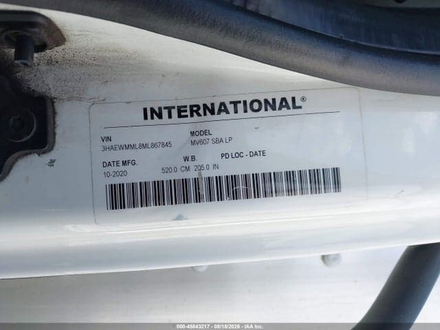 2021 INTERNATIONAL MV 8