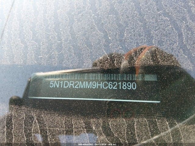 2017 NISSAN PATHFINDER S 9