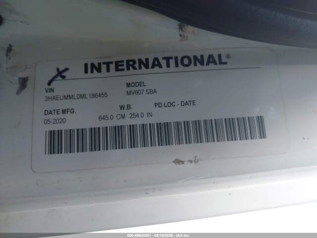 2021 INTERNATIONAL MV 8