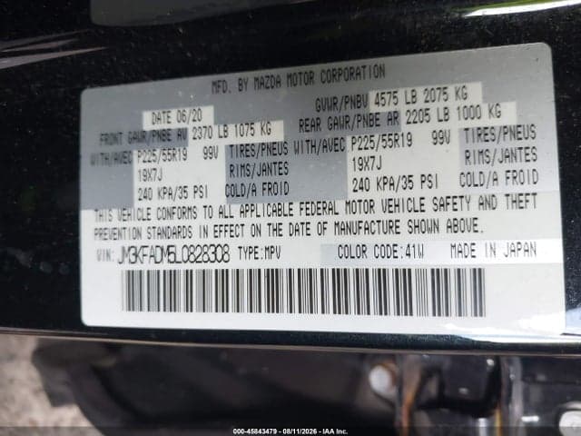 2020 MAZDA CX-5 GRAND TOURING 9