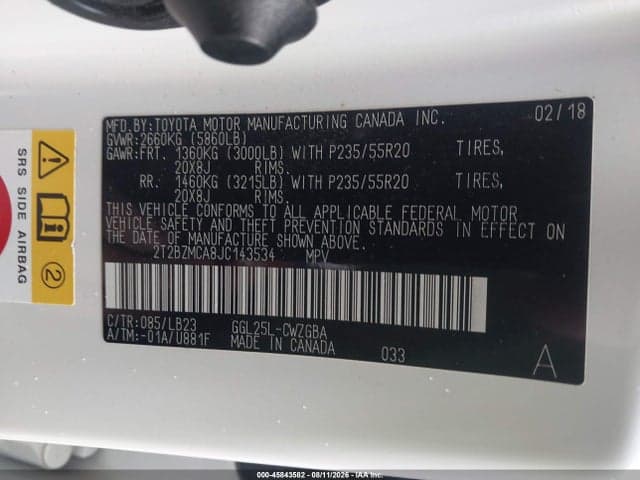 2018 LEXUS RX 350 9