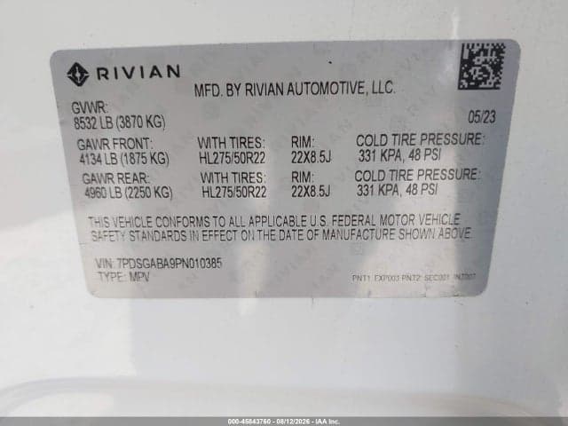 2023 RIVIAN R1S ADVENTURE 9