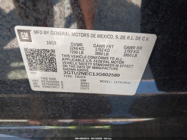 2018 GMC SIERRA 1500 SLT 9