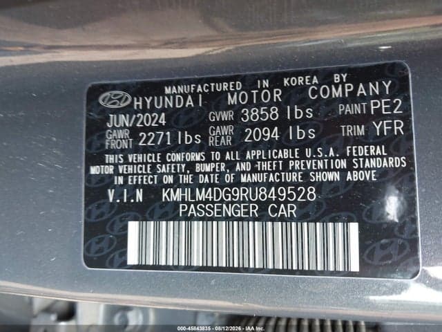 2024 HYUNDAI ELANTRA SEL 9