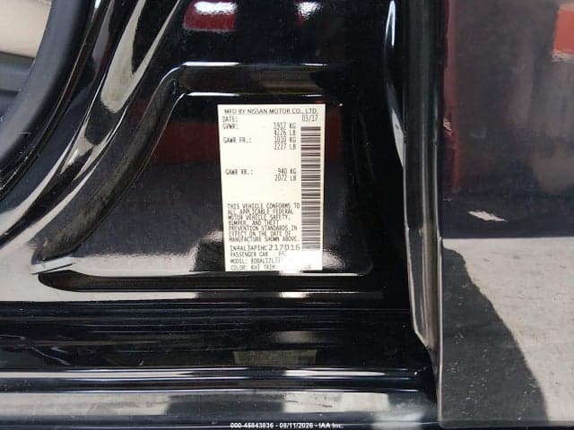 2017 NISSAN ALTIMA 2.5 SV 9