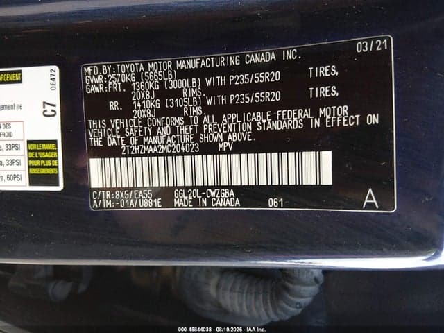 2021 LEXUS RX 350 9