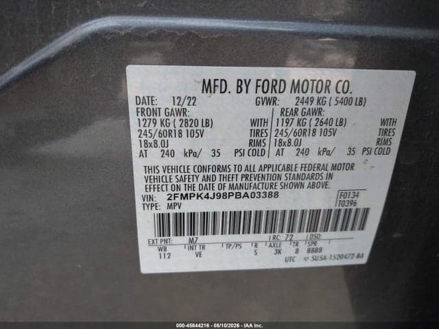 2023 FORD EDGE SEL 9