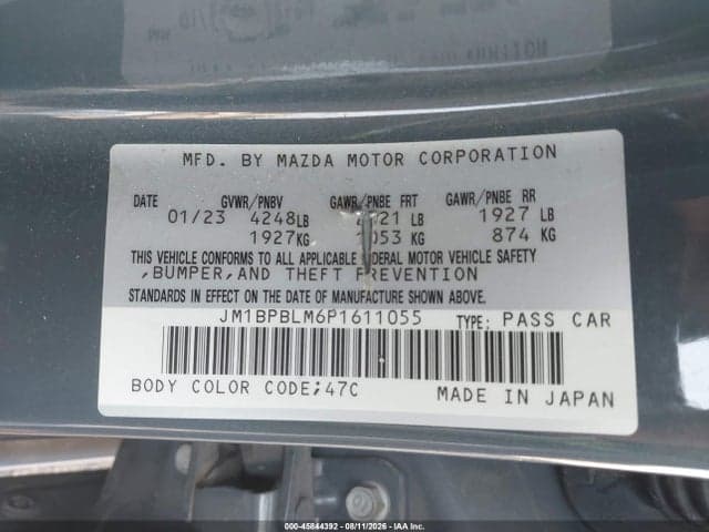 2023 MAZDA MAZDA3 2.5 S CARBON EDITION 9