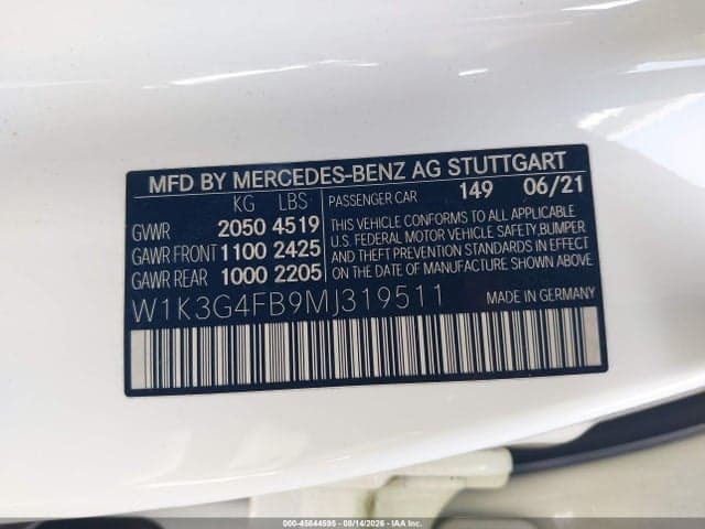 2021 MERCEDES-BENZ A 220 4MATIC 9