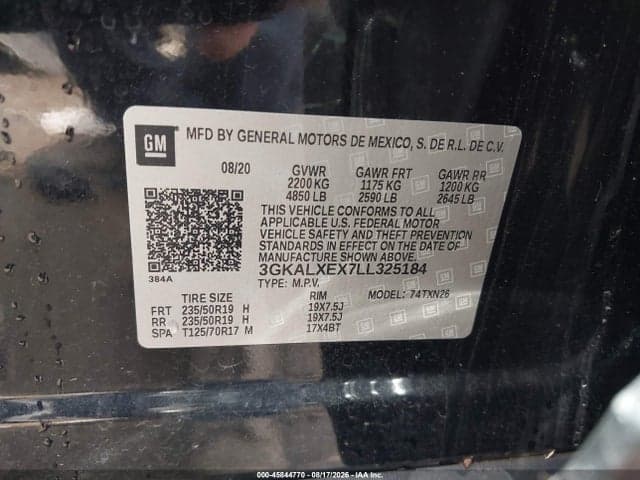 2020 GMC TERRAIN AWD DENALI 9