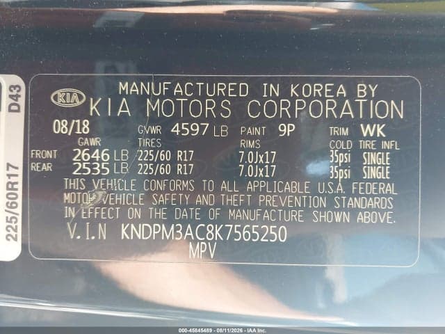 2019 KIA SPORTAGE LX 9