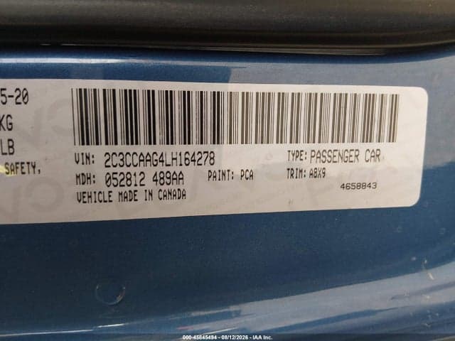 2020 CHRYSLER 300 TOURING 9