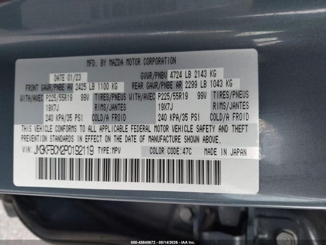 2023 MAZDA CX-5 2.5 S CARBON EDITION 9